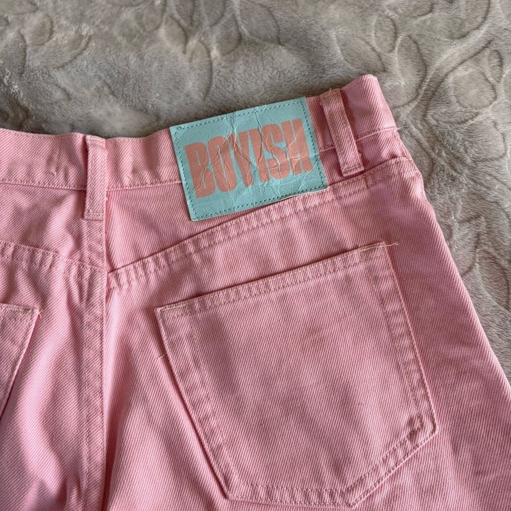 Boyish Monty Shorts High Rise Rigid Denim Cotton Size 25 Tickled Pink - Picture 6 of 7